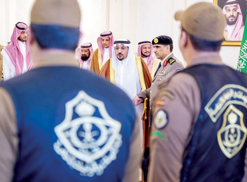  من حفل تكريم سموه لرجال الأمن