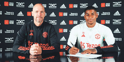 راشفورد يمدد عقده مع مانشستر يونايتد 