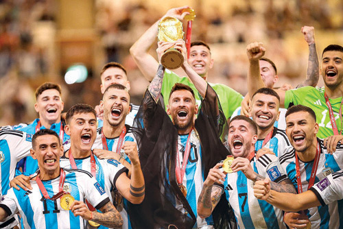 من تتويج منتخب الأرجنتين بكأس العالم
