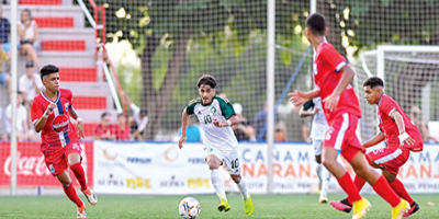 الأخضر يتغلب على هيدرولانديا البرازيلي 