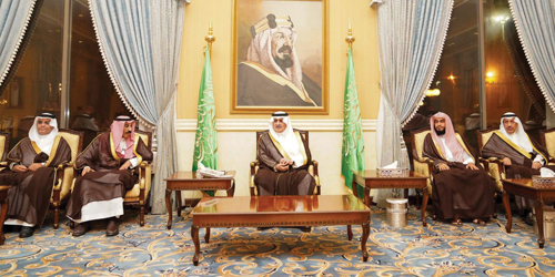  من استقبال سموه