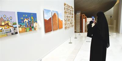«من الأرض».. معرض يروي ارتباط الفنان السعودي بتراثه الطبيعي 