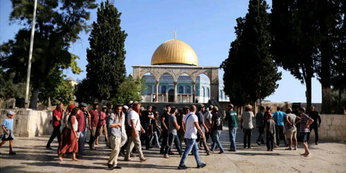 مستوطنون يقتحمون مجدداً باحات الأقصى 