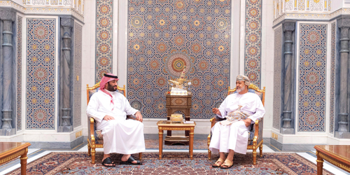 خلال الزيارة الخاصة التي يقوم بها سموه لسلطنة عمان 