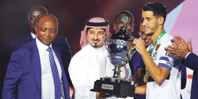 المسحل يهنئ الاتحاد الجزائري ببطولة السوبر الإفريقي 