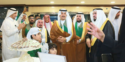 الأمير عبدالرحمن بن عبدالله يرعى حفل التعليم بمحافظة المجمعة 