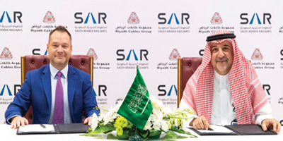«سار» وكابلات الرياض يوقعان عقدًا لتقديم خدمات الشحن عبر الخطوط الحديدية 