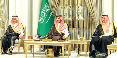 أمير منطقة المدينة المنورة يلتقي وكيل وزارة الداخلية ووكلاء إمارات مناطق المملكة 