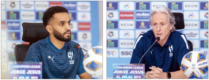 جيسوس ومحمد البريك يتحدثان في المؤتمر