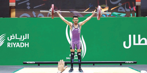 انطلاق منافسات رفع الأثقال في دورة الألعاب السعودية 
