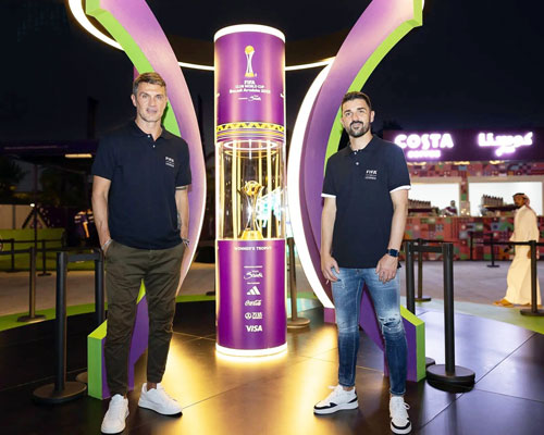 «مالديني» و«دافيد فيا» يزوران جدة للترويج لبطولة كأس العالم للأندية 2023 