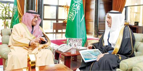  سموه خلال الاستقبال