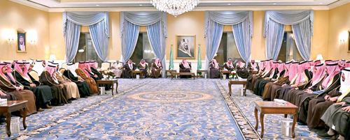  من استقبال سموه