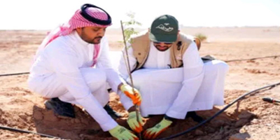 1100 متطوع ومتطوعة لزيادة الغطاء النباتي في محمية الإمام عبدالعزيز بن محمد الملكية 