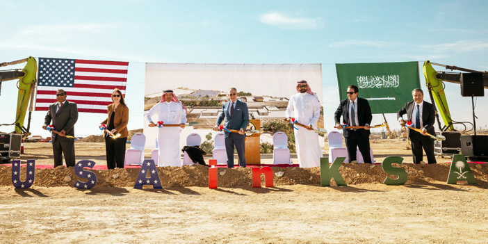 وضع حجر الأساس للمبنى الجديد للسفارة الأمريكية في الرياض 