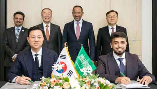 توقيع اتفاقية بين المركز الوطني للتنمية الصناعية وشركة إل إس الكورية 
