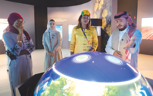 جناح المملكة العربية السعودية الأكبر بمعرض إكسبو الدوحة 2023م للبستنة 