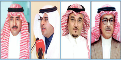 الزملاء العجيبان والقحطاني والفيصل مديرو تحرير في صحيفة «الجزيرة» 