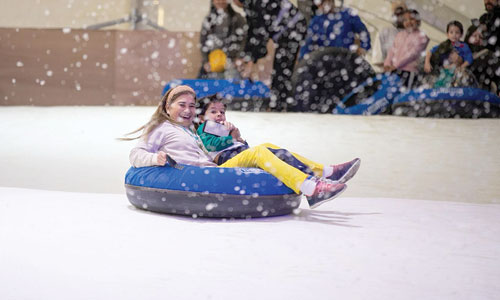 تواصل فعاليات سنو بلاست السعودية 