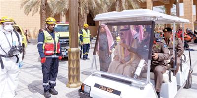 أمير منطقة الرياض يُدشِّن فعاليات اليوم العالمي للدفاع المدني 