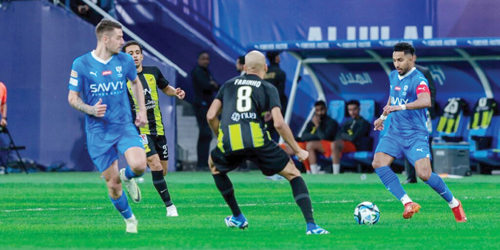  من لقاء الهلال والاتحاد الأخير في الدوري