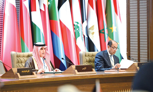 مندوب المملكة الدائم لدى جامعة الدول العربية: 