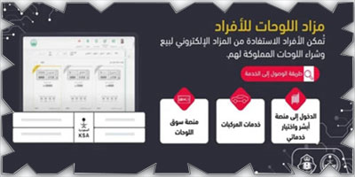الأمن العام يتيح خدمة مزاد اللوحات للأفراد ونقلها بين المركبات عبر «أبشر» 