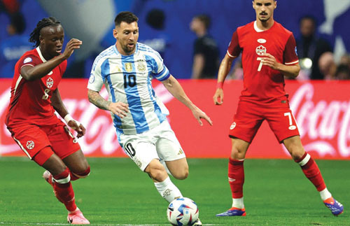  الأرجنتين في صدارة المجموعة