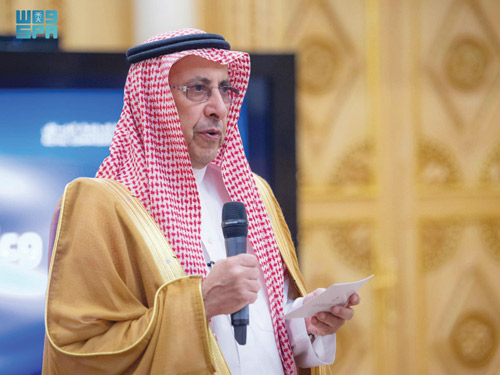 شكر القيادة على افتتاح المشروع 