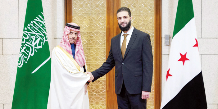 وزير الخارجية بحث مع الشرع سبل دعم أمن واستقرار سوريا 