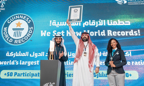 المملكة تدخل «غينيس» بأكبر نسخة لكأس العالم للدرونز 