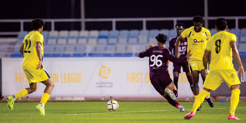  التعادل الإيجابي نتيجة لقاء الفيصلي والجبيل