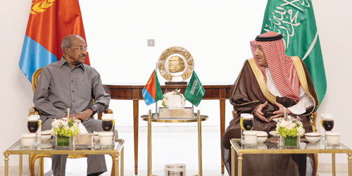 م. الخريجي تناول مع وزير خارجية إريتريا القضايا الإقليمية والدولية 