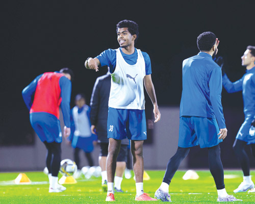 من تدريبات فريق نيوم