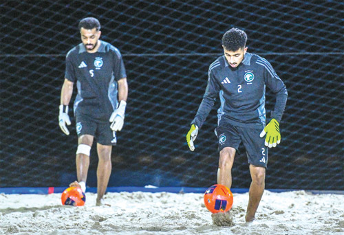 أخضر الشاطئية يرفع استعداده لكأس آسيا في تايلاند 