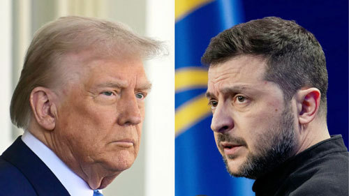 مكالمة لـ«60» دقيقة بين ترامب وزيلينسكي 