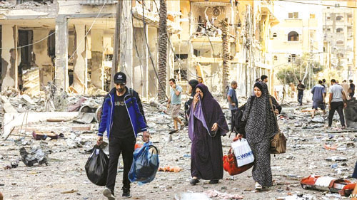 إسرائيل تصدر أوامر إخلاء جديدة لسكان  القطاع 