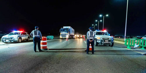 هيئة النقل تواصل حملاتها الرقابية وتحجز 25 شاحنة أجنبية مخالفة داخل المملكة 