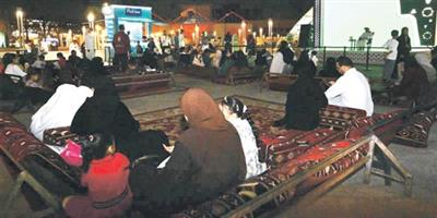 تفاعل وفعاليات متنوعة في خيمة أمانة الرياض الثقافية 