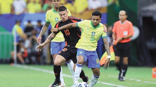 البرازيل تتغلب على كولومبيا في تصفيات كأس العالم 