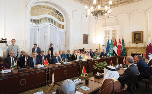 عقدت اجتماعاً مع الممثلة العليا للاتحاد الأوروبي للشؤون الخارجية والسياسة الأمنية 