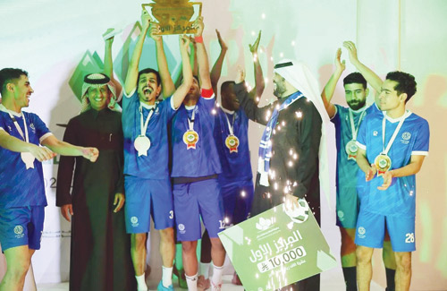 أمانة حائل تختتم بطولة كرة قدم الصالات 