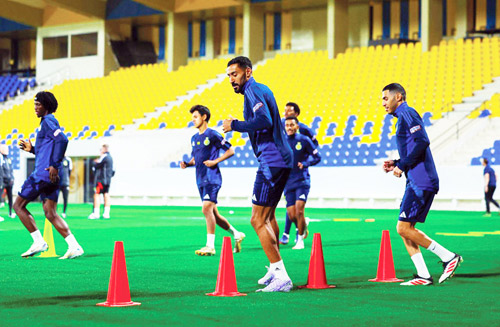  لقطة من تدريب النصر