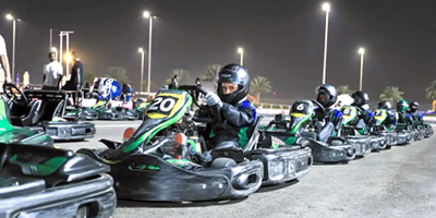 اختتام فعالية رياضة الكارتينج في حلبة كورنيش جدة 