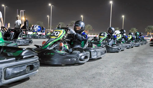 اختتام فعالية رياضة الكارتينج في حلبة كورنيش جدة 