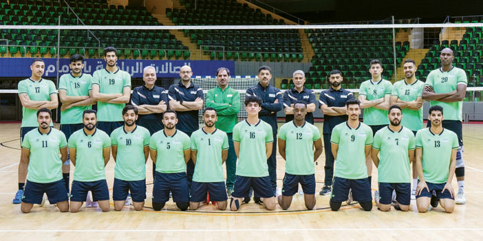 أخضر الكرة الطائرة يواصل تدريباته استعداداً لبطولة غرب آسيا 