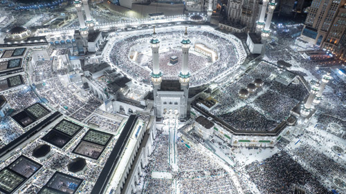 الحرمان الشريفان ليلة 27 رمضان