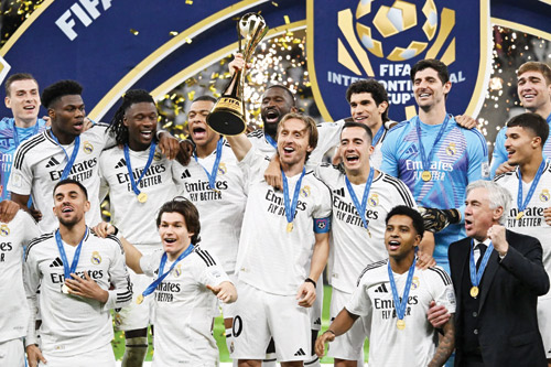 ريال مدريد بطل النسخة السابقة