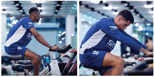 كنو وكانسيلو يواصلان برنامج التأهيل