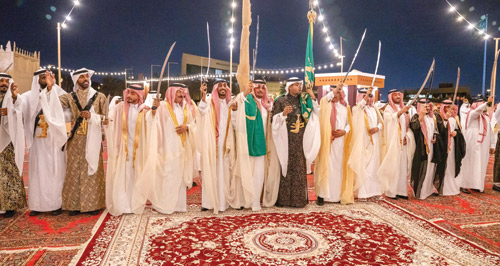 محافظ الدرعية يرعى حفل العرضة السعودية 